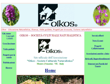 Tablet Screenshot of oikosnatura.it